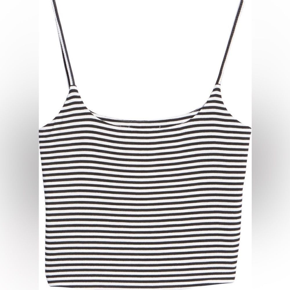 BP Stripped Rib Crop Camisole - Picture 4 of 7